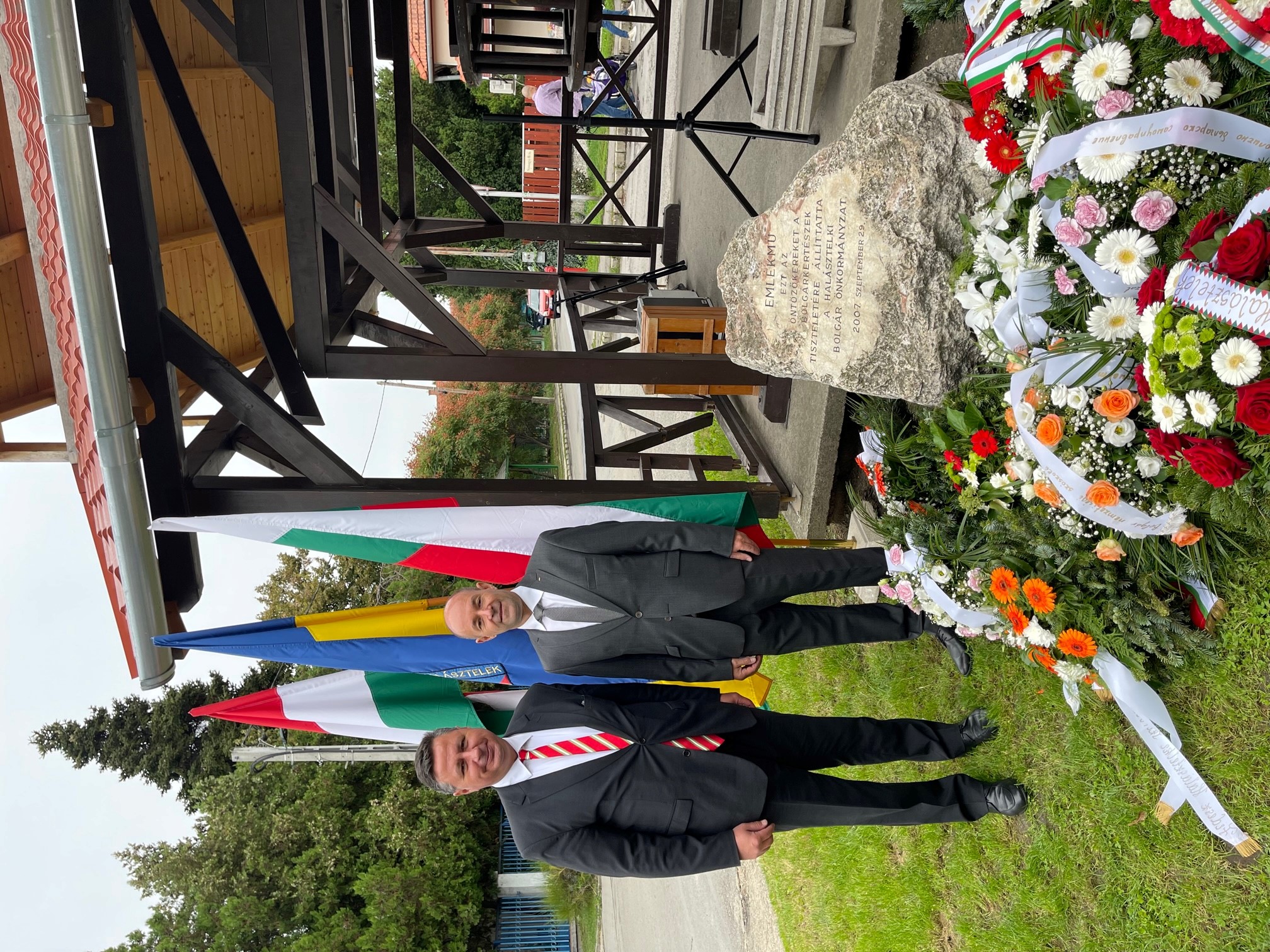 Тържествено отбелязване в град Халастелек на Деня на независимостта на България 